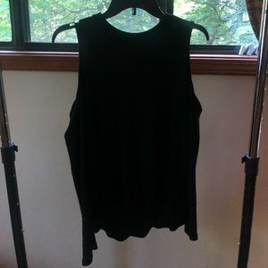 Long Sleeve Shoulder Cut Off